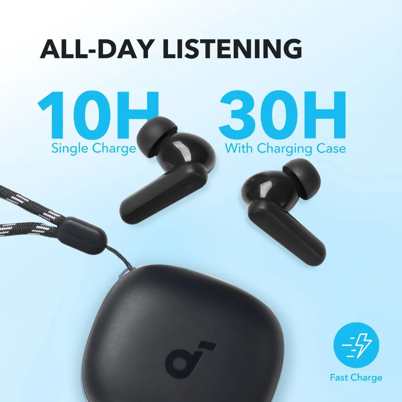 Écouteurs sans fil Soundcore P20i avec autonomie de 30 heures et basses profondes