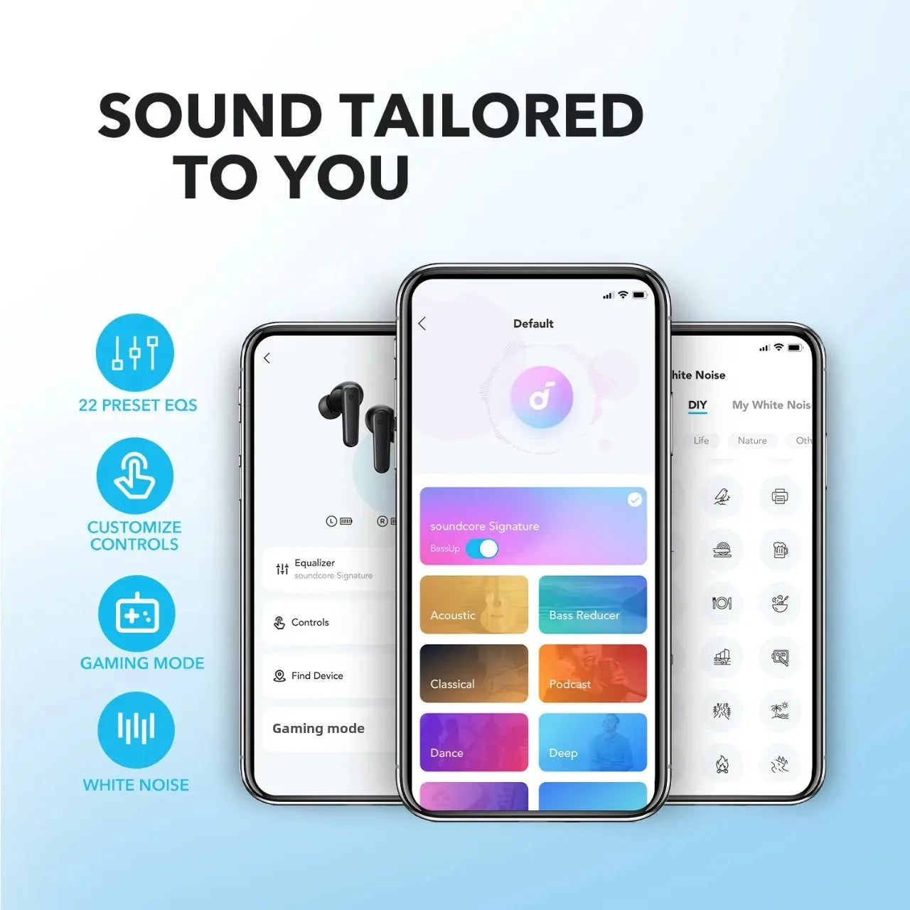Écouteurs sans fil Soundcore P20i avec autonomie de 30 heures et basses profondes